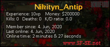Player statistics userbar for Nikityn_Antip