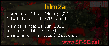 Player statistics userbar for h1mza