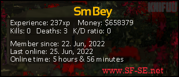 Player statistics userbar for SmBey