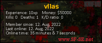 Player statistics userbar for vl1as
