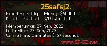 Player statistics userbar for 25safsj2.