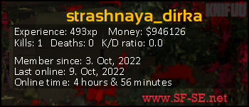 Player statistics userbar for strashnaya_dirka