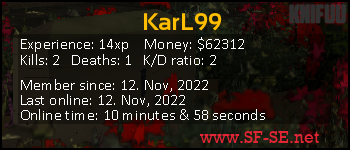 Player statistics userbar for KarL99