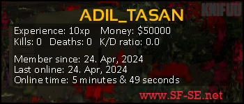 Player statistics userbar for ADIL_TASAN